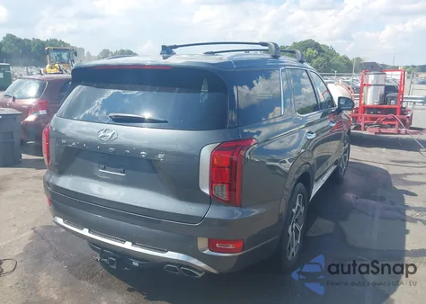 2022 Hyundai Palisade Calligraphy from USA, damaged, VIN KM8R74HE4NU373936